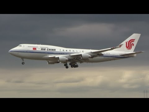 |Air Force One of China -  B747-400 | Landing in Copenhagen Airport! (HD)