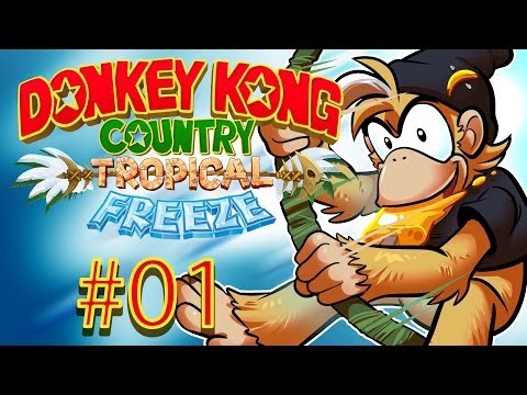 Donkey Kong Country Tropical Freeze Gameplay  Walkthrough w/ SSoHPKC Part 1 - It Starts Easy