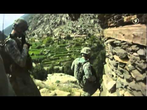 Afghanistan War - US Army under attack - Apache kills Taliban