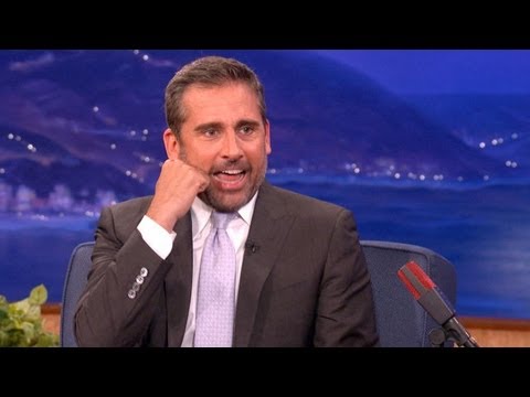 Steve Carell Improvises Some New Characters - CONAN on TBS