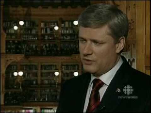 Canadian Prime Minister Stephen Harper Talks About President Obama