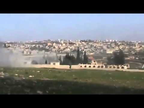 Syria   Assad Tanks Shell Civilian Homes in Khan Al Asal Aleppo 23.06.2013