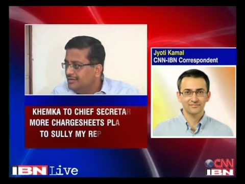 Chargesheet against me is humiliating: Khemka to Haryana government