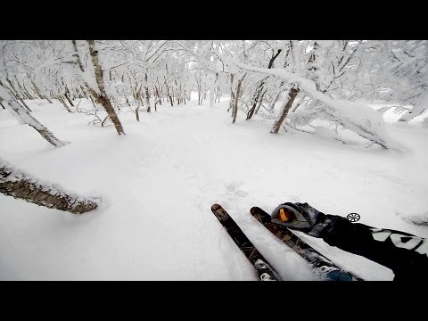 GoPro: Screaming Skier At Mt. Niseko In Japan