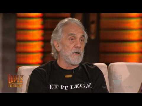 Lopez Tonight - Cheech and Chong Interview & Sing 