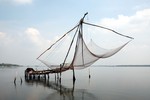 Chinese fishing net near Kochi.