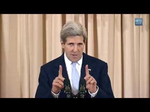 Vice President Biden Swears In Secretary of State John Kerry