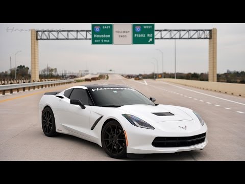 Hennessey C7 Corvette Runs 200 MPH on Texas Toll Road