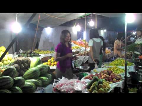 19 Monywa Arrival and Night Market, Myanmar (Burma)