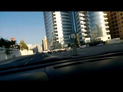 Manama Bahrain driving the streets