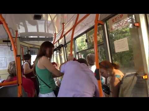 Ride on a local bus in Chisinau, Moldova