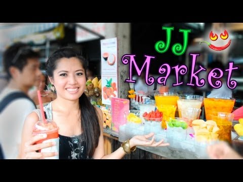 Thai Food at the Bangkok Weekend Market, Jatujak or JJ Market ตลาดจตุจักร March 2013