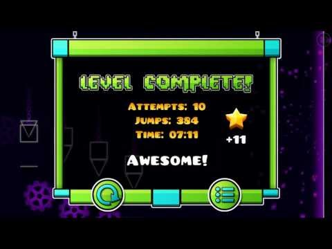 Geometry dash lvl 11 - Clutterfunk (100%)