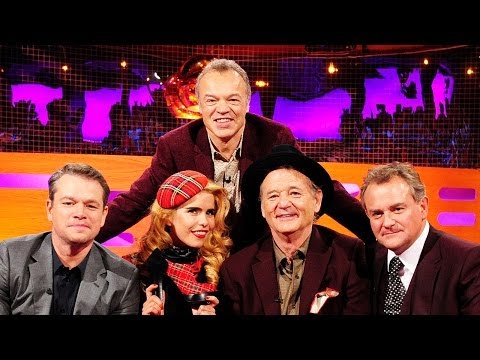 MATT DAMON, BILL MURRAY & HUGH BONNEVILLE Cause Mayhem - The Graham Norton Show on BBC AMERICA