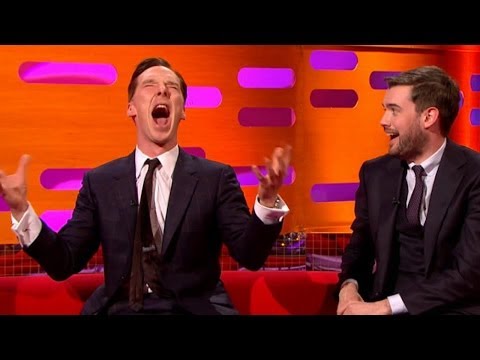 BENEDICT CUMBERBATCH does Chewbacca Impression - The Graham Norton Show BBC AMERICA