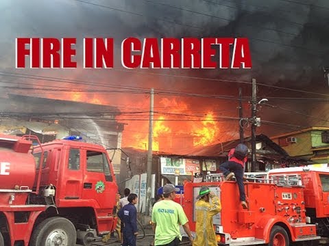 Fire hits Carreta, Cebu City