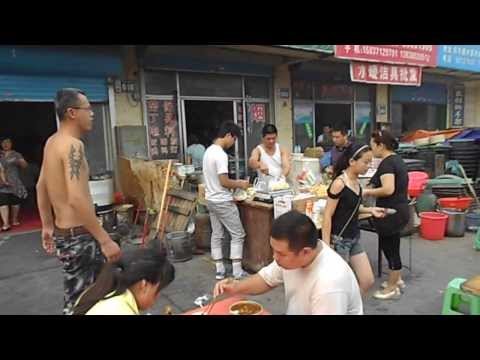 Awesome Chinese Breakfast at a Street Restaurant in Zhengzhou. Henan. China!