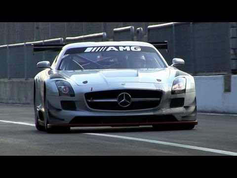 Mercedes SLS AMG GT3 PURE ENGINE SOUND