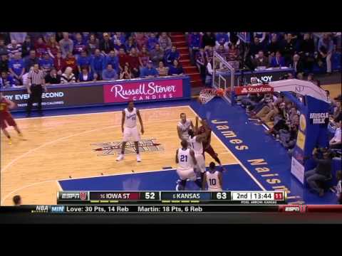 2014-01-29 Iowa State Cyclones vs Kansas Jayhawks