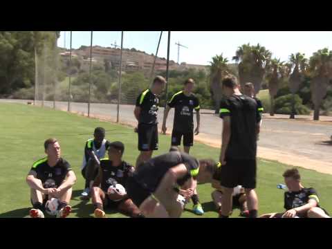 Everton Under-21s Corner Kick Challenge