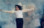 Michael Jackson performs at the Super Bowl XXVII in Pasadena, Ca. during the halftime show, on January 31, 1993.