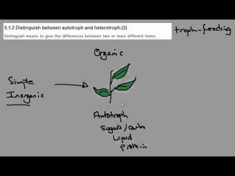 5.1.2 Autotrophs and Heterotroph