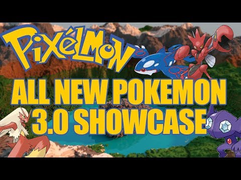 Minecraft Pixelmon 3.0 - All New Pokemon Showcase!