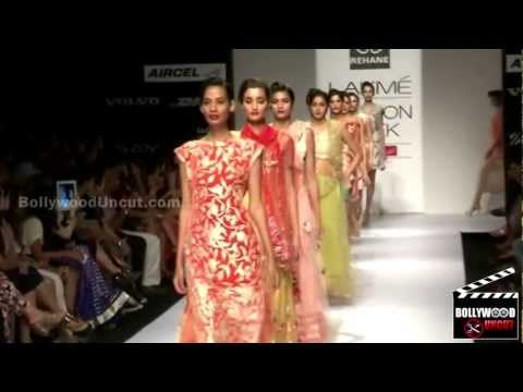 Udita Goswami & Madhu @ Lakme Fashion Week 2013 !