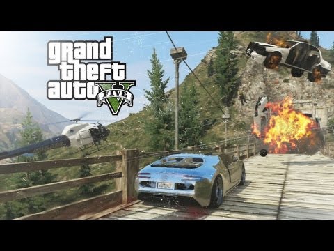 GTA V - Mount Chiliad Police Chase