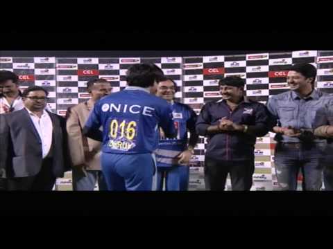 CCL4 Final Karnataka Bulldozers Vs Kerala Strikers Match in Hyderabad - Presentation