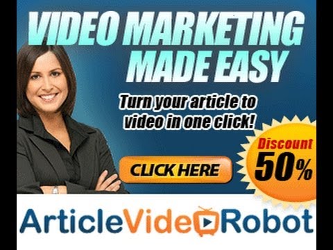 Read Article Video Robot Review & Buy Article Video Robot To Simplify Your Youtube Marketing Efforts