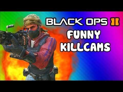 Black Ops 2 Funny Killcams - Dive Shot, LMG Quick Scopes, 360 Wall Bang (Trolling / Funtage)