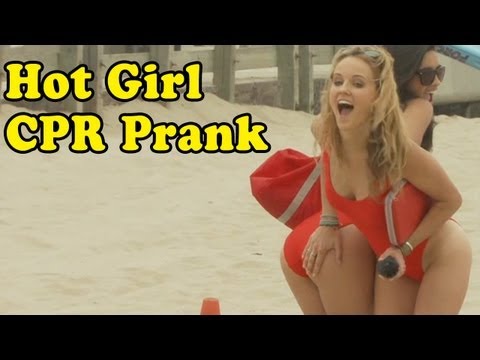 Hot Girl CPR Prank