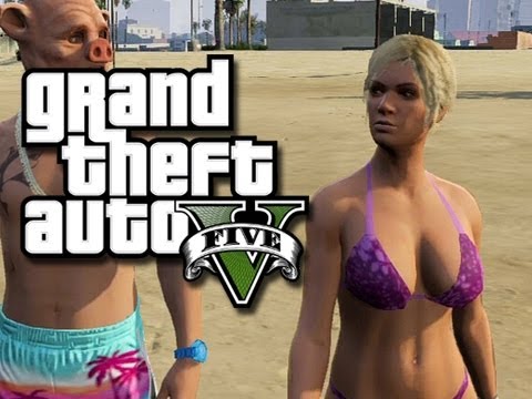 GTA 5 Online Funny Moments! (RIP Hot Sally, Wall Glitch, and Epic Motorcycle Jump!)