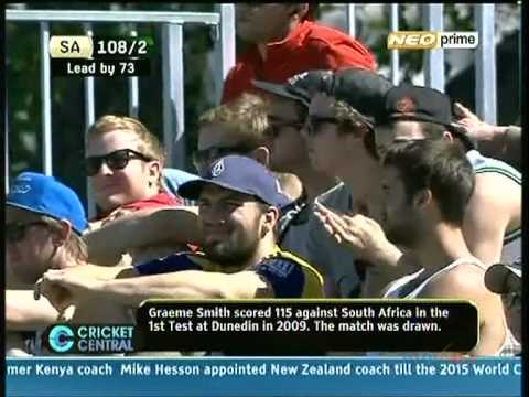 Graeme Smith's 115 Vs New Zealand at Dunedin 1st Test 2009