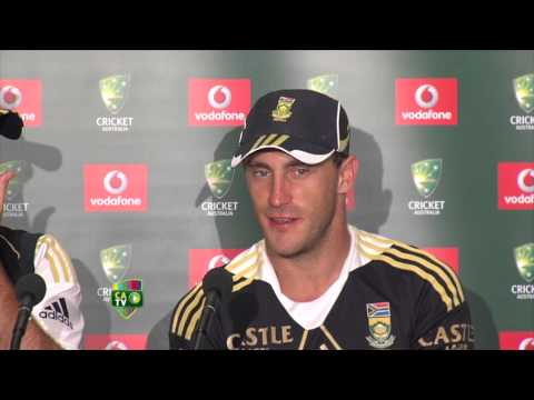 Graeme Smith and Faf du Plessis press conference - Nov 26th