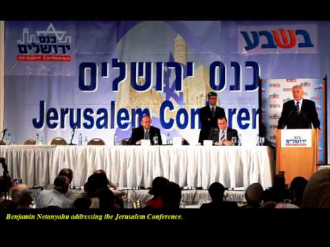 Paul Billington Christadelphian addresses Benjamin Netanyahu At the Jerusalem Conference