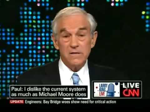 Ron Paul Responds to Michael Moore: It's Corporatism, Not Capitalism - 10/29/2009