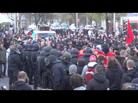 Prügel und Wasserwerfereinsatz bei revolutionärer 1. Mai-Demo Hamburg, 01.05.2013 utopieTV