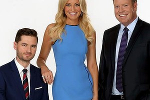 The Project: Charlie Pickering, Carrie Bickmore, Peter Helliar.