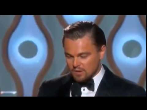 (FULL) Leonardo DiCaprio Acceptance Speech Golden Globe Awards 2014 Best Actor