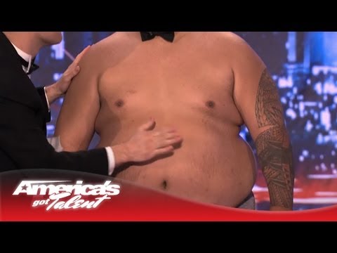 Tummy Talk - Nick Cannon Joins In to Make Music - America's Got Talent 2013