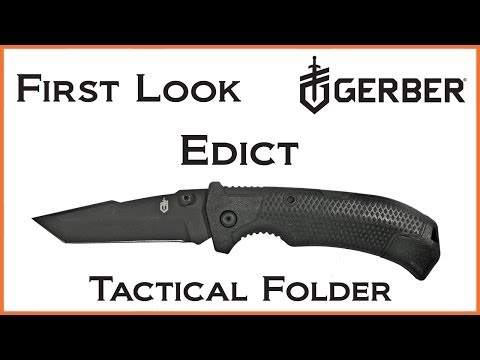 FIRST LOOK - Gerber Edict Folding Tactical Clip Knife