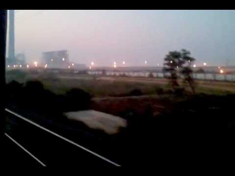 Crossing Barh NTPC in Tata Super Express Hauled by WDM 3D