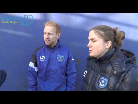 GRFSTV: Post match interviews following Pompey Ladies' 17-0 win.