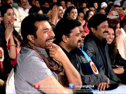 Comedy Skit by Pisharady and Dharmajan at Asianet Film Awards 2014