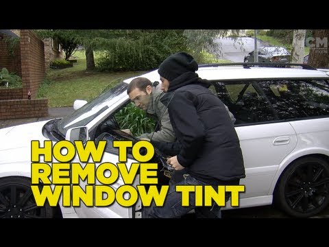 How To Remove Window Tint