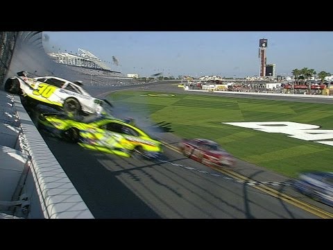 CUP: Sprint Cup Series Practice Crash - Kligerman Flips Into Fence