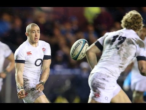 Great first half from Mike Brown - England v Ireland 22nd February 2014