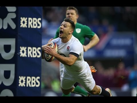 Danny Care dives over for super Try - England v Ireland 22nd February 2014